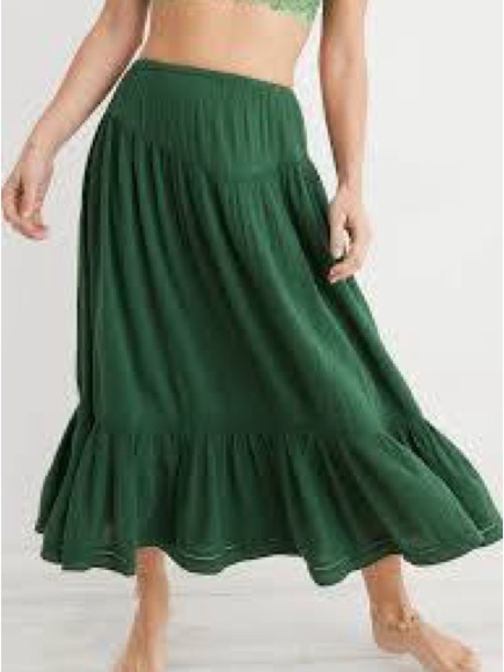 Aerie V-Waist Maxi Skirt